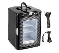MIDUOLAI Incubatrice per Uova di Rettili da 25 Litri, con Temperatura Regolabile da 5°C A 60°C, con Display A LED E Luce Interna, per Uova di Serpenti, Tartarughe, Lucertole,Nero