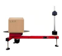 MIDUOLAI Macchina Avvolgitrice con Alimentatore di Film Estensibile da 40 Cm, Banco Elettrico per Avvolgimento con Film Estensibile, Macchina Elettrica per Imballo,Dual Purpose