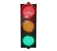 MIDUOLAI Nero,400mm,Semaforo A LED, Semaforo Industriale Impermeabile, Semaforo Grande per Esterni, Semaforo Rosso, Giallo E Verde, per Interni Ed Esterni