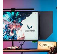 MIDUOLAI Pannello Laterale di Protezione per Schermo del Computer, Tettuccio Parasole Antiriflesso Pieghevole, Supporta Un Angolo di Regolazione di 180°,Right Side