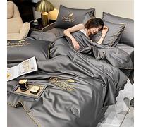 MIDUOLAI Trapunta Estiva Semplice in Seta di Ghiaccio, Coperta Estiva Premium Cool Ice Silk, Consolatore del Condizionamento d'Aria, Seta di Ghiaccio Semplice, per Dormire,B,150x200cmSingle Quilt