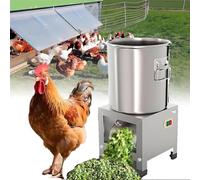 MIDUOLAI Tritatutto Elettrico Professionale per Verdure, Robot da Cucina Robusto, Tritatutto in Acciaio Inox da 2200 W con 4 Lame, per Preparazione di Pollame E Mangimi,Argento,1200w