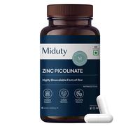 Miduty Zinco Picolinato 50 mg - Integratore di zinco chelato ad alto assorbim...