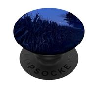 Midwest Gothic Aesthetic Rural Appalachia Moon Corn Field PopSockets PopGrip Adesivo
