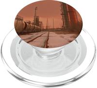 Midwest Gothic Aesthetic Rural Train Refinery Winter Vibes PopSockets PopGrip per MagSafe