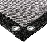 MidWest Homes for Pets 540-SS, Copertura parasole in rete per recinto per animali domestici, resistente ai raggi UV, blocca i raggi solari nocivi, con accessori per il montaggio inclusi, nero