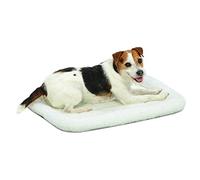MidWest Homes for Pets Comodo letto per cani a cuscino lungo 60,96 cm, per cani o gatti, adatto a una gabbia lunga 60,96 cm, compatibile con lavatrice e asciugatrice, modello 40224, in pile bianco