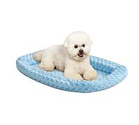 MidWest Homes for Pets Letto per cani taglia Toy o gatti, lungo 45,72 cm, in pile, bordo imbottito, si adatta delle gabbie da 45,72 cm, colore blu, adatto a lòavatrice/asciugatrice, 40318-BS