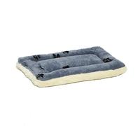 MidWest Homes for Pets Letto per cani toy, reversibile, motivo a impronte di zampe, blu e bianco, 43,18 x 27,94 x 3,81 cm (Lu x La x A), lavabile in lavatrice, modello 40218-FVBLS