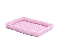 MidWest Homes for Pets QuietTime Fashion - Cuscino in pelliccia sintetica rosa, ultra morbido e lavabile in lavatrice, adatto a casse e trasportini da 46 cm, per cani e gatti di piccola taglia, XXS