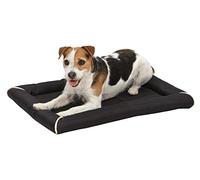 MidWest Homes for Pets QuietTime MAXX, Lettino per cani ultra robusto, resistente all'acqua e agli odori, con bordo rinforzato e fondo antiscivolo, adatto per gabbie da 61 cm, nero, S