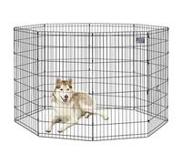 MidWest Homes for Pets Recinto esercizi senza porta, 60,96 x 121,92 cm (La x A), nero, E-Coated, 550-48