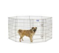 MidWest Homes for Pets Recinto pieghevole, in metallo con porta, 60,96 x 91,44 cm (La x A), zinco dorato, 544-36