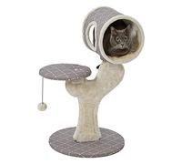 MidWest Homes for Pets Tiragraffi per gatti Salvador in sisal con area gioco e relax, motivo fungo/rombi, formato piccolo, modello 138S-MRD