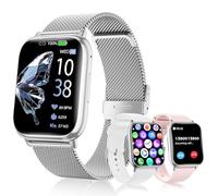 Miecgth Smartwatch Donna 1.83" TFT Orologio Donna con Chiamate Bluetooth Fitness Tracker 120+ modalità Sportive 24H Frequenza Fisiologia Femminile SpO2 IP68 Sonno per iOS Android (Argento)