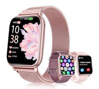 Miecgth Smartwatch Donna 1.83" TFT Orologio Donna con Chiamate Bluetooth Fitness Tracker 120+ modalità Sportive 24H Frequenza Fisiologia Femminile SpO2 IP68 Sonno per iOS Android (Rosa)