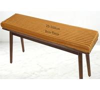 Miecoae Cuscini Panca Personalizzati Cucina Cuscino Esterno per Panchina Giardino Interno Mobili Rattan Sedie Divano Rotondo Rettangolare Quadrati 8cm Spesso Peluche Velluto Inverno(110x45 cm)