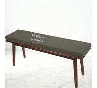 Miecoae Cuscino da Pavimento Cuscini Sedia Cucina Giardino Esterno Pallet per Panchina Panca Interno Mobili Rattan Sedie Divano Rotondo Quadrati 8cm Spesso Peluche Velluto Inverno(110x45 cm)