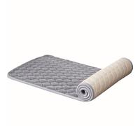 Miecoae Cuscino per Panca Flanella Custom 1,5cm Spesso, Antiscivolo, Adatto a Interno/Esterno(Grigio,50x130 cm 20x51 in)