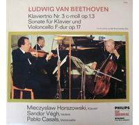 Mieczyslaw Horszowski - Beethoven - Klaviertrio Nr3 C-moll op.1.3 / Sonate für Klavier und Violoncello F-dur op.17 (Vinyl -LP)