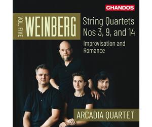 Mieczyslaw Wein Weinberg: String Quartets Nos. 3, 9, and 14: Improvisation (CD)