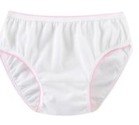 MIEGUIWOR 10 Mutandine Monouso Donna,100% Cotone Mutandin USA Getta Donna,Mutande Monouso Postpartum,Slip USA e Getta Post Parto,Intimo Donna Monouso da Viaggio,Slip Monouso Postpartum (Bianco,M)