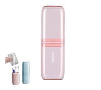 MIEJMJIA - Set di bicchieri d'acqua da viaggio, custodie per spazzolino da denti, porta spazzolini da denti e dentifricio, bicchiere per lavarsi i denti, adatto per campeggio, viaggi, viaggi d'affari