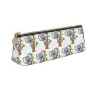 MIEKGPS Abbracciare albero koala stampa personalizzata astuccio in pelle borsa trucco cosmetici titolare sacchetto cancelleria