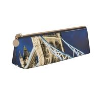 MIEKGPS Astuccio in pelle con stampa Tower Bridge a Londra, astuccio per trucchi e cosmetici