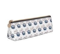 MIEKGPS Astuccio in pelle personalizzato con stampa di insetti e ali di cartoni animati per trucchi e cosmetici