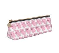 MIEKGPS Cute Pig stampa personalizzata astuccio in pelle matita borsa trucco cosmetici titolare sacchetto sacchetto di cancelleria