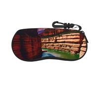 MIEKGPS Grand Canyon - Custodia per occhiali da sole, in neoprene, ultra leggera, unisex, taglia unica, colore: nero