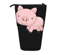 MIEKGPS Piggy Print Stand Pencil Holder Telescopico Carino Pencil Case divertente Cosmetic Portable Makeup Bag