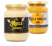 Miele Cremoso e di Fiori Selvatici - Medaglia d'Oro ai London Honey Awards 2024 e del Superior Taste Award 2025 - Senza Cristallizzazione, Naturale, Non Filtrato e Non Riscaldato