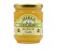 Miele di Cardo | 100% Naturale e Italiano | Melauro, Sicilia | 250g | Dal Gusto Intenso e Poco Dolce, con Note Floreali e Vegetali, Ideale a Colazione e in Abbinamento ai Formaggi