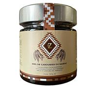 Miele di Carrubier del Marocco 300g- 100% Naturale, Raccolto nella Regione di Souss Massa Draa, un miele Raro e unico