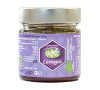 Miele di castagno italiano bio 250g da castagneti naturali: scuro, intenso e aromatico, con note amarognole persistenti. Ideale con formaggi, carni e ricotta.