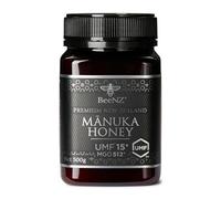 Miele di Manuka BeeNZ della Nuova Zelanda UMF 15+ 512+ MGO 500g