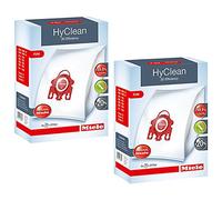 Miele HyClean 3D Efficiency - Sacchetti per aspirapolvere, tipo FJM, 8 sacchetti e 4 filtri