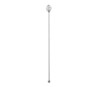 Miele Miscela agitatore | 24 Cm Honey Dipper Bastoncini | Bastoncini Di agitazione In Acciaio Inossidabile, Antiscivolo Riutilizzabile, Bastoncini Da Mescolare Lunghi Per Cocktail Caffè, Miele, Tè