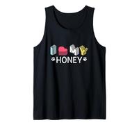 Miele Personalizzato Dog Name Honey Pet Lover Canotta