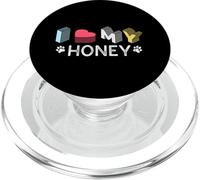 Miele personalizzato Dog Name Honey Pet Lover PopSockets PopGrip per MagSafe