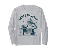 Miele Raccolta Apicoltore Apiary Farming Bee Life Maglia a Manica