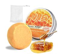 Miele Shampoo Bar - Shampoo solido con pappa reale, shampoo per la crescita dei capelli, shampoo per uomo e donna, nutriente, rinforzante e volumizzante