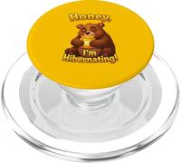 Miele! Sono in letargo: divertente disegno di orsetto PopSockets PopGrip per MagSafe