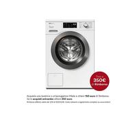 MIELE WCK 360 PW XL WCS LAVATRICE, Caricamento frontale, 10 kg, 11 programmi, Profondità 63,6 cm, Giri 1400 rpm, Bianco, livello rumorosità centrifuga 71 dB(A