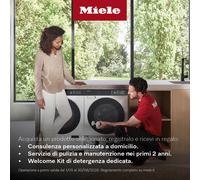Miele WTW870 WPM lavasciuga Libera installazione Caricamento frontale Bianco Miele