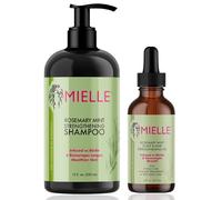 Mielle, Shampoo per cuoio capelluto e olio per capelli rinforzante alla menta e rosmarino, set regalo