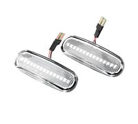 MIENAOC Luci Indicatore Per Lancia Per Musa (350) 2004.10-2012.09 Lampada dinamica a LED per indicatori di direzione laterali, ripetitore Luci Laterali Per Auto(White)