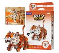 mierEdu - Puzzle 3D Soundwunder Tigre - Affascinante puzzle con modulo audio per bambini - Promuove capacità motorie e pazienza